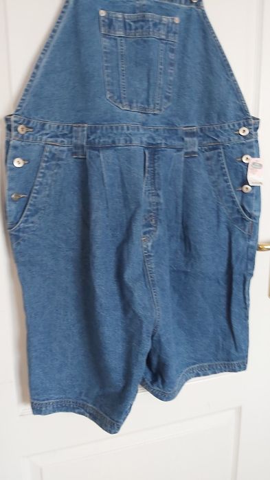 Dzinsowe ogrodniczki ciążowe  z USA L