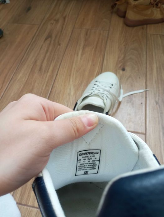 Buty męskie sneakersy Emporio Armani rozmiar 46