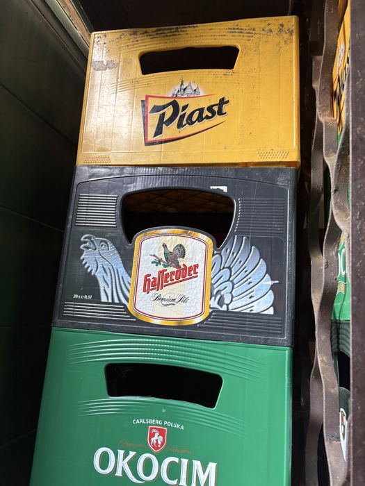 Skrzynki na piwo transporotowe