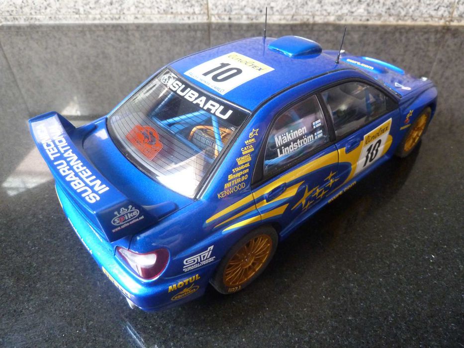 1:18 AutoArt, Subaru Impreza WRC, Rallye Monte Carlo 2002, Minichamps