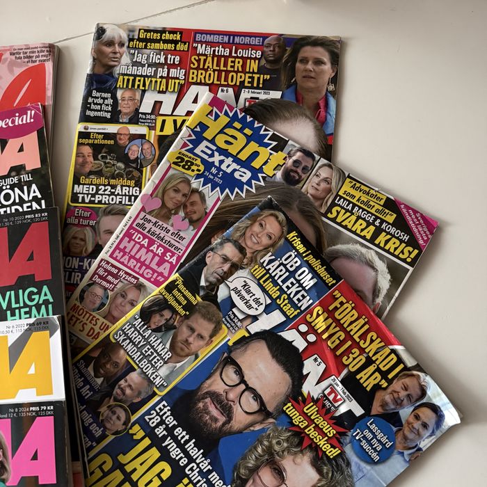 Szwedzkie gazety Femina Amelia hänt