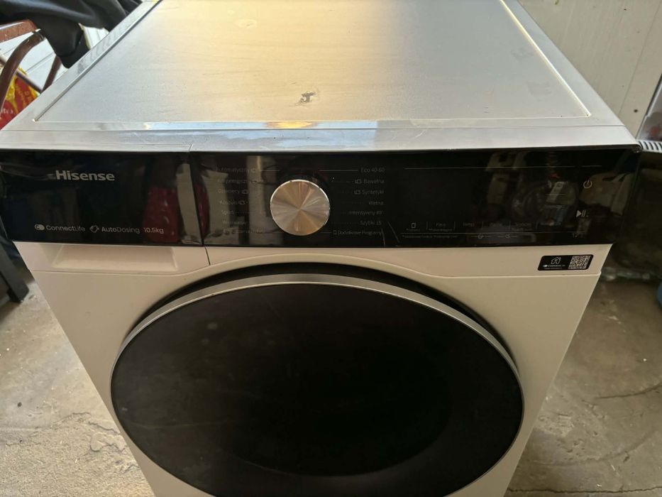 Pralka hisense prawie nowa 10,5 kg