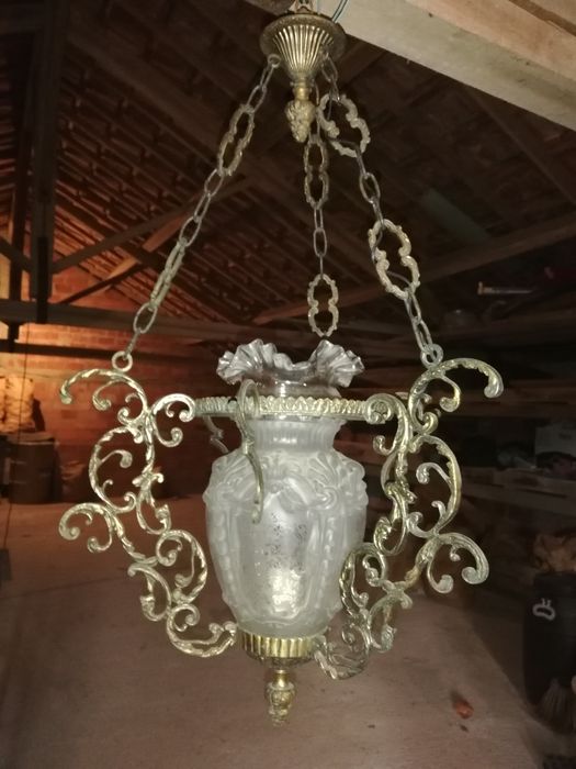 Candeeiro rústico - bom estado