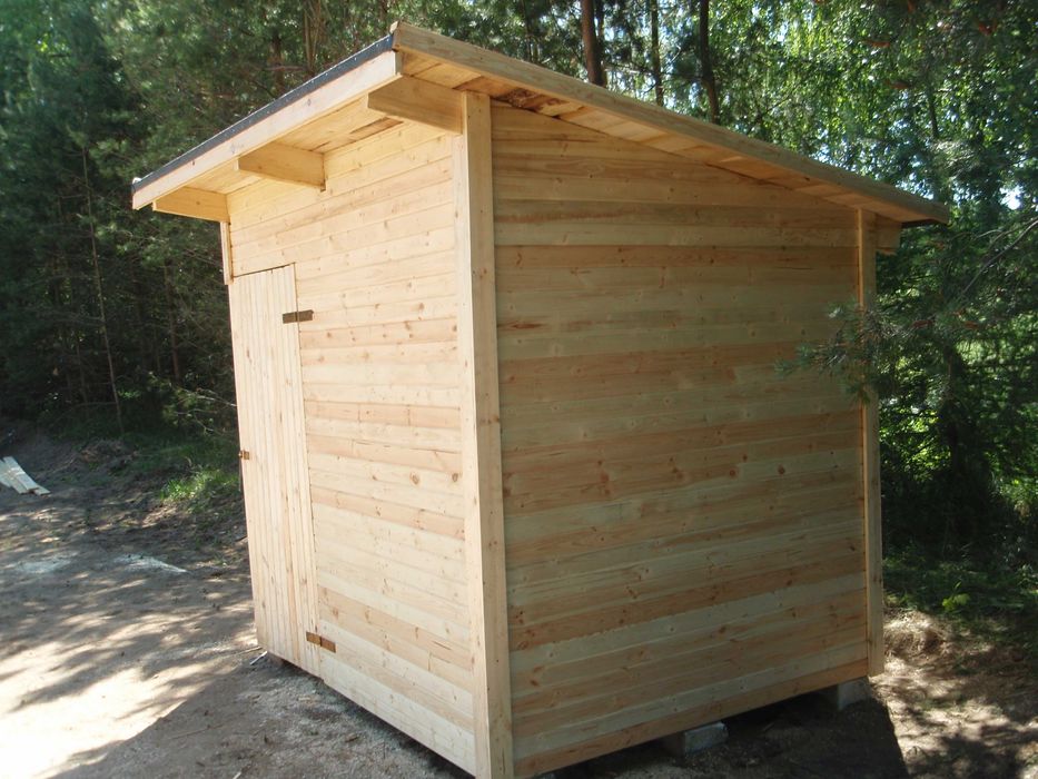 Domek drewniany narzędziowy 3m x 2m dach jednospadowy Podłoga w cenie