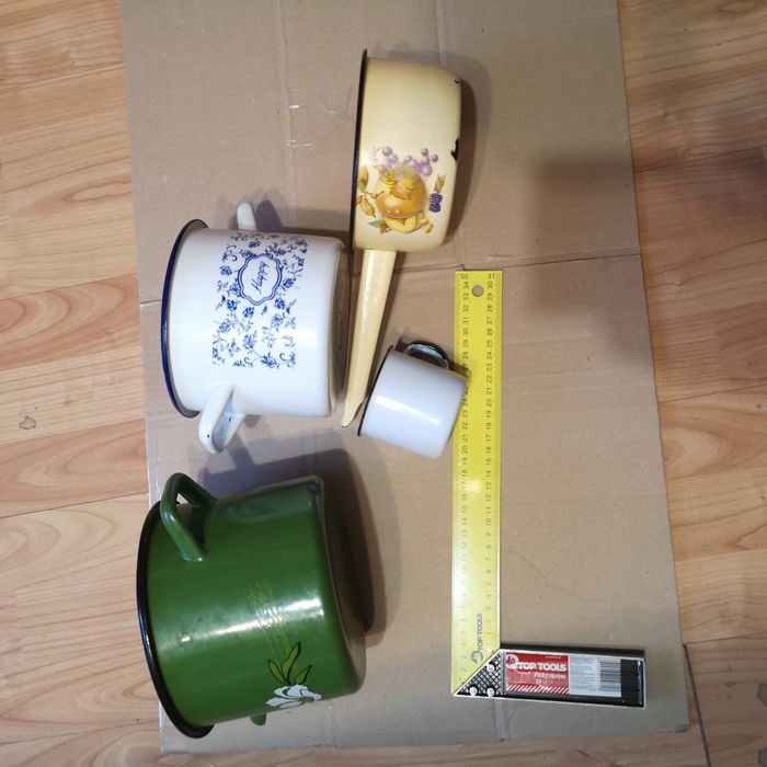 Vintycz. . Za 4 garnki rondelki prl. Emalia