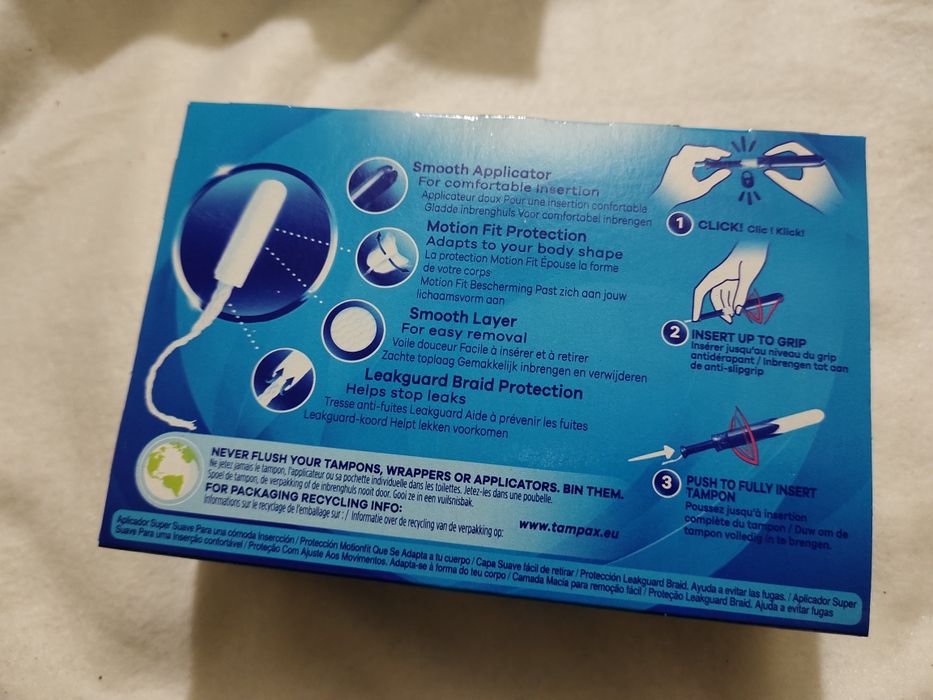 Тампоны  Tampax pearl compak