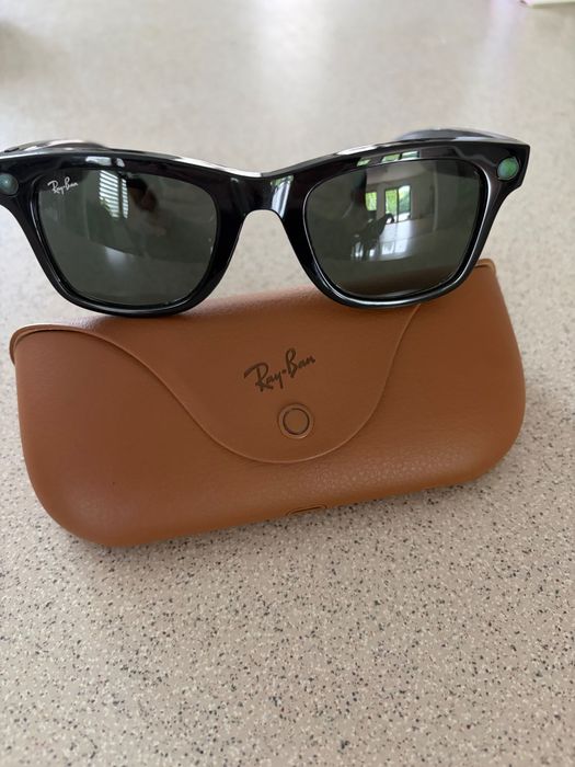 Okulary META Ray Ban Wayfarer czarne