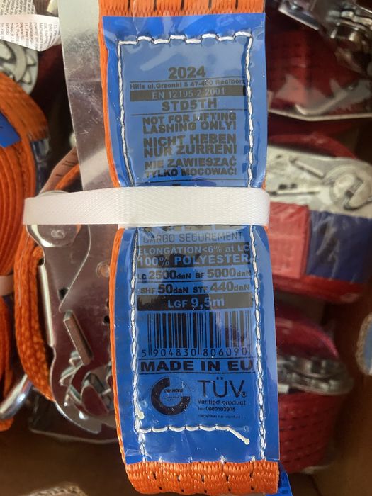 Ремні стяжні/трещітка/ремінь/Стяжні ремні/стяжной ремень 8М  8,5M 9,5М