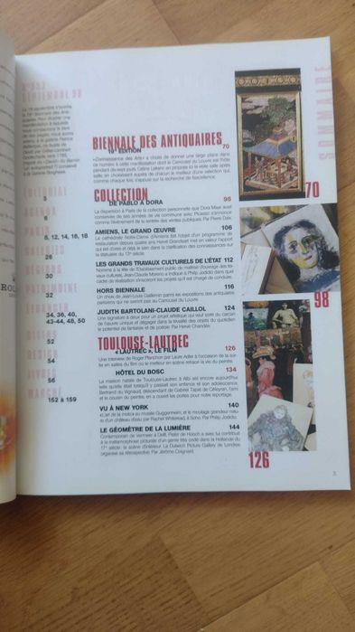 Lote 5 Revistas Arte Francesa L'OEIL e Connaissance des Arts 1959-1980s Vintage
