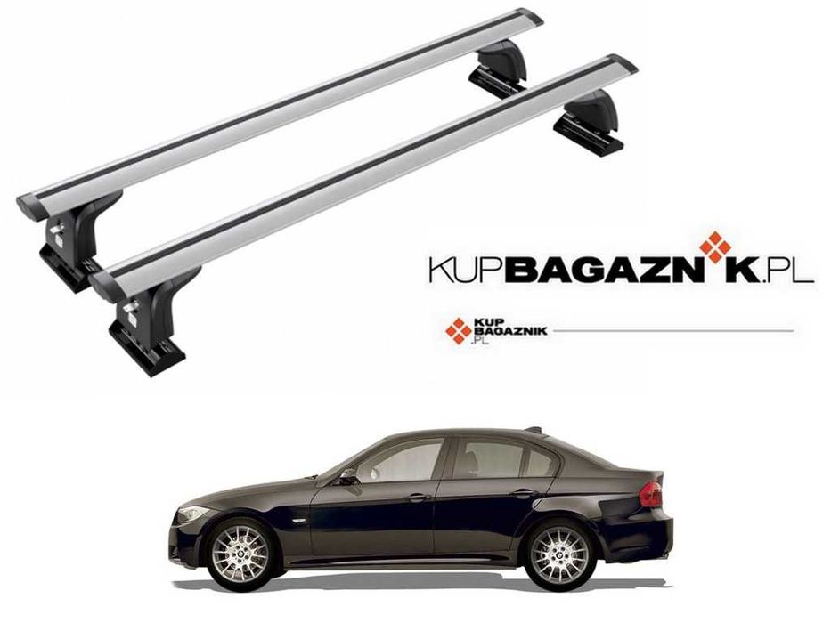 Bagażnik dachowy BMW 3 E90 od 2005 do 2011 Bazowy belki relingi sedan