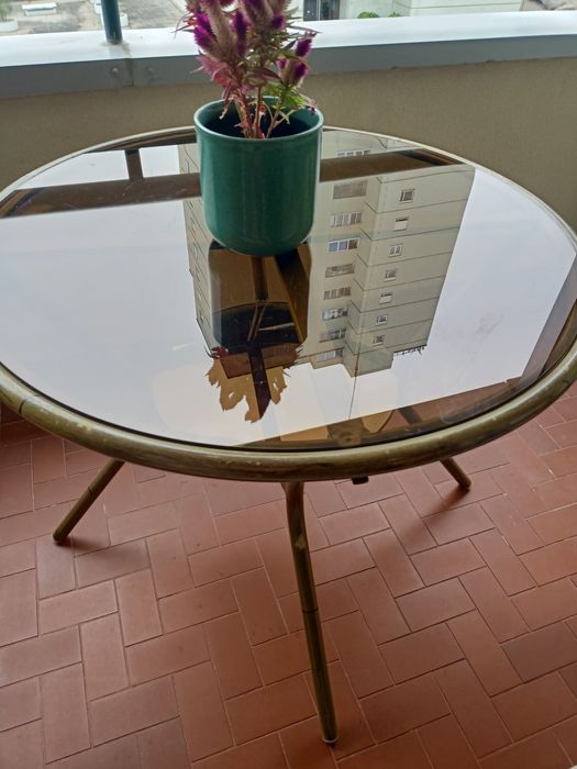 Conjunto de mesa +2 cadeiras varanda/jardim