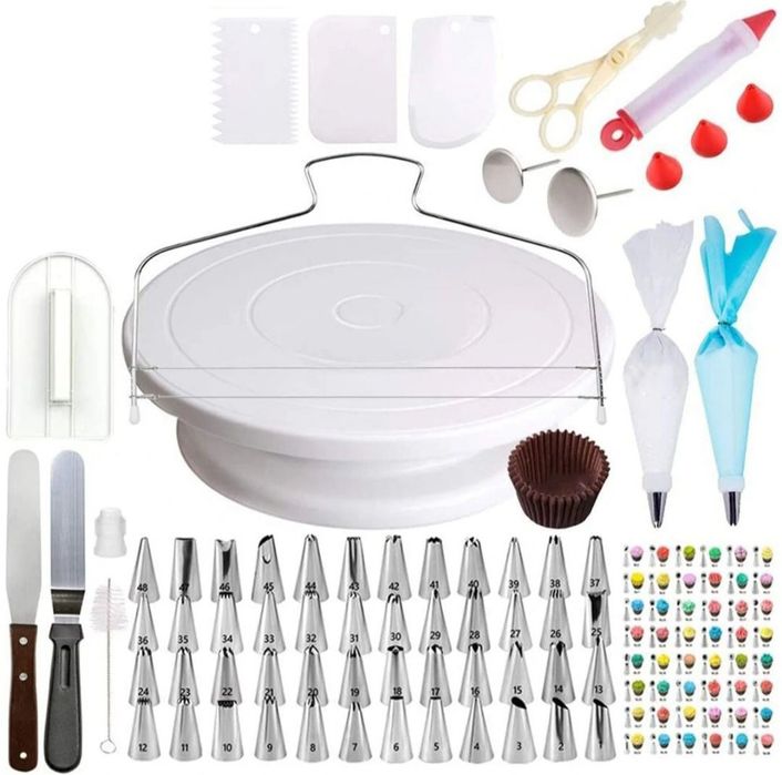 Base rotativa 28cm para bolos e doces com formas **NOVO**