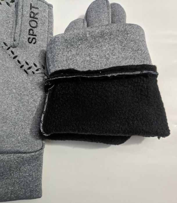 Теплі рукавиці з флісом