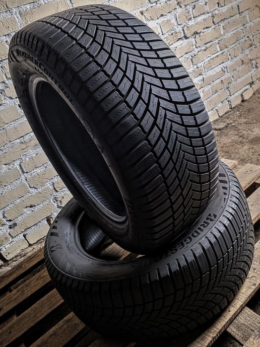 Пара 235/55r17 Bridgestone | 2025 | 7mm | Made in Spain | 2шт | Преміум всесезонні шини | Ідеальний стан, без пошкоджень, без ремонтів, без дефектів
