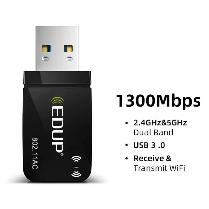 Adaptador WIFI EDUP USB 802.11ac * envio GRÁTIS