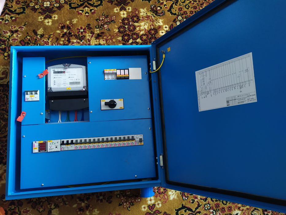 Электро щит собранный  60х60см