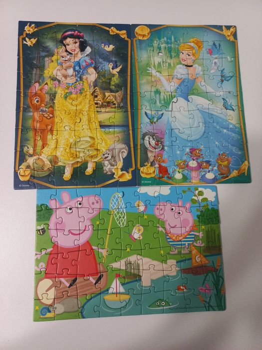 Пазли 44 коти, Свинка Пепа, Щенячий патруль,герої казок