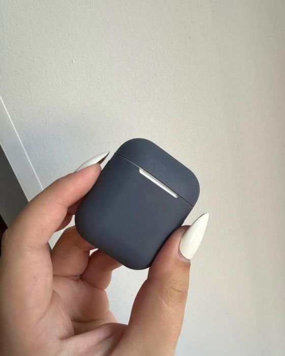Силіконовий новий чохол для навушників Airpods з карабіном і без.