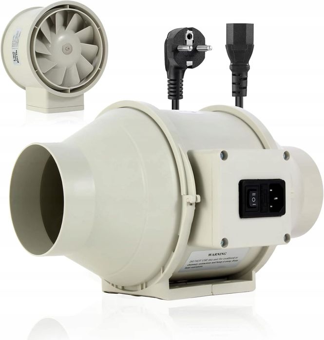 Wentylator kanałowy 100 mm 230 V bez pudełka i kabla