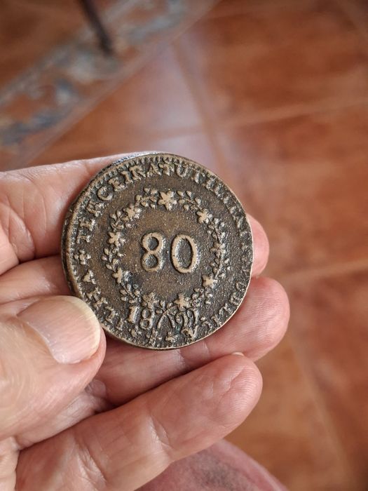 80 Reis Maluco, 1829 D. Maria II