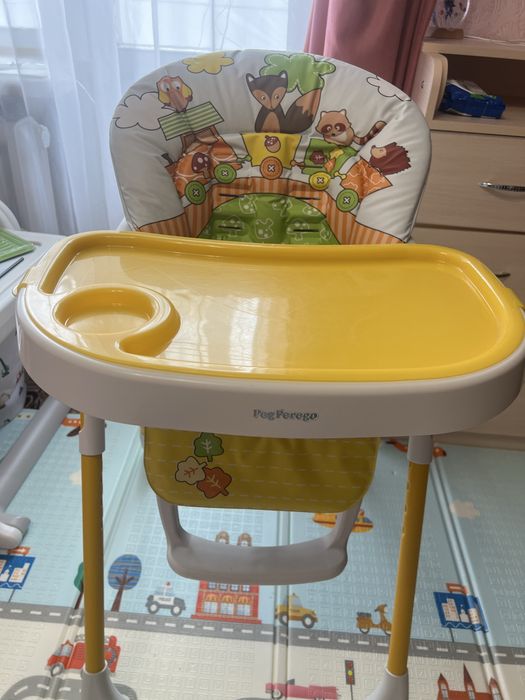 Стільчик для годування Peg-Perego Prima Pappa Follow Me Fox&Friends