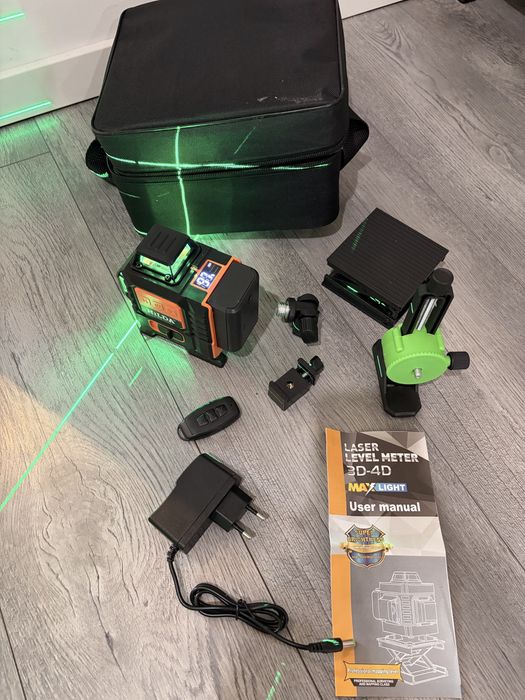 Laser krzyzowy hilda 16 lini 4D nowy