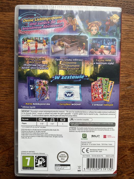 Totally Spies nowa switch