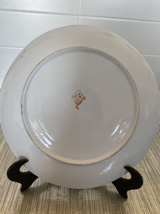 Prato de porcelana chines antiga