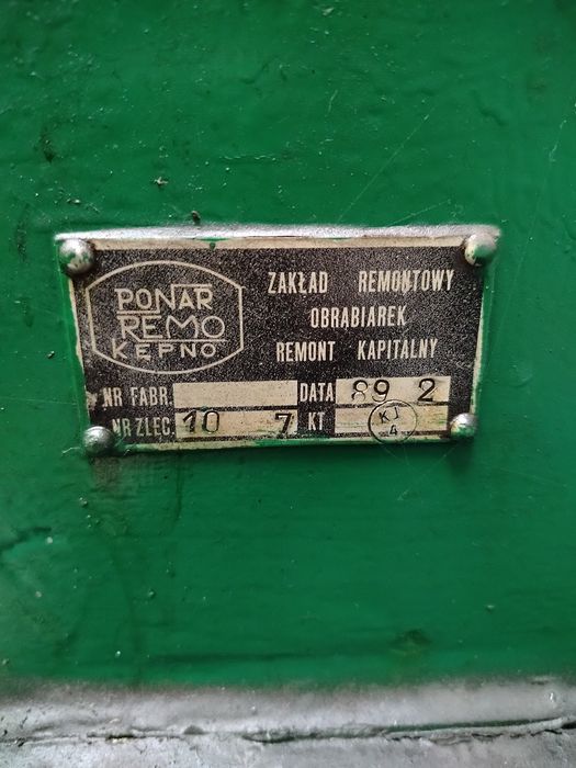 Frezarka uniwersalna do metalu | Stół 1250 × 270 mm | 380 V | Imadło