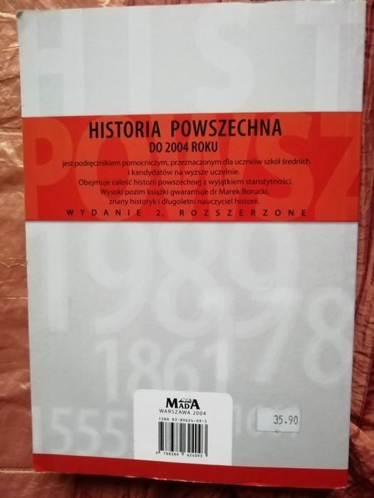 Historia powszechna do 2004 Marek Borucki