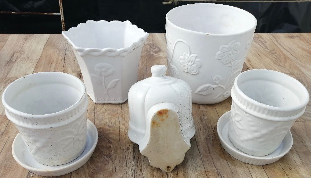 conjunto de vasos brancos64551034470402121