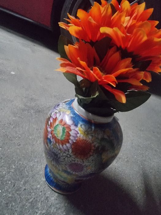 Jarra pintada a mão