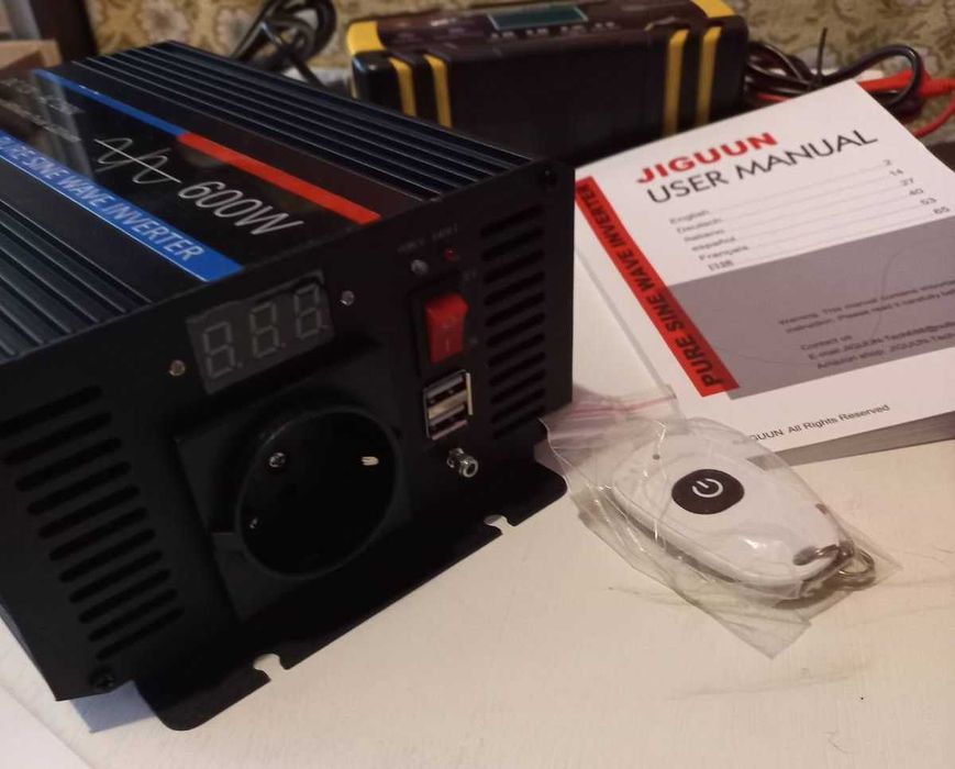 Продам комплект акум Ective 12v dc-75s gel 900wh Інвертор220В+зарядка