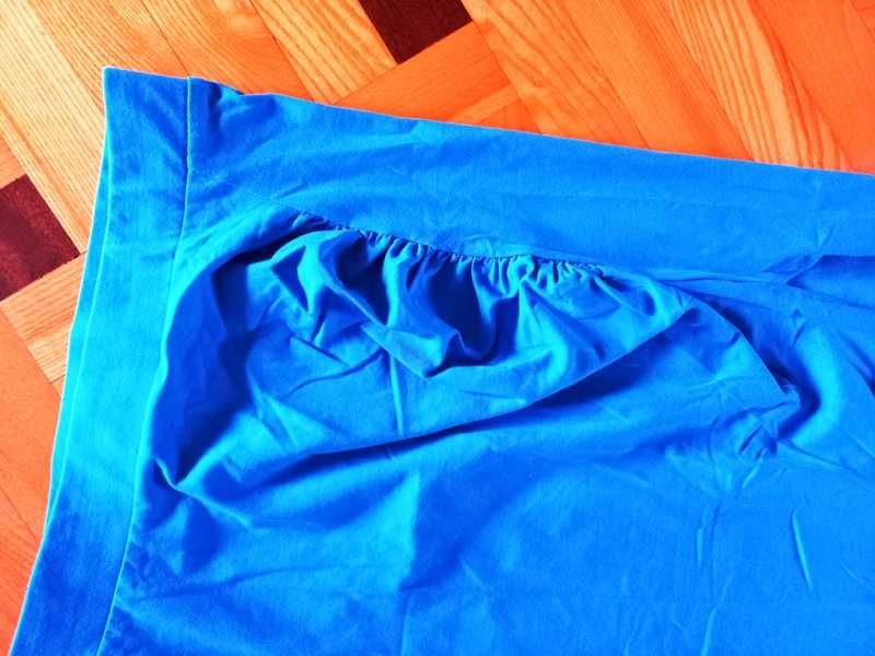 Spódnica niebieska, długa, bawełniana - Sinsay rozmiar S - 36