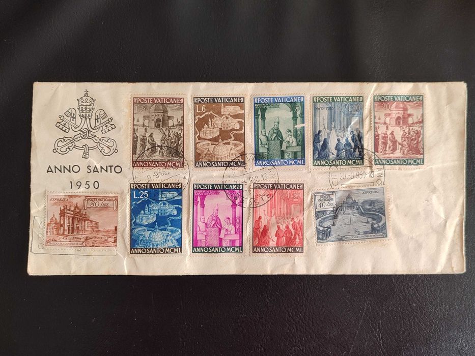 Vaticano; Ano Santo 1950 | selos FDC