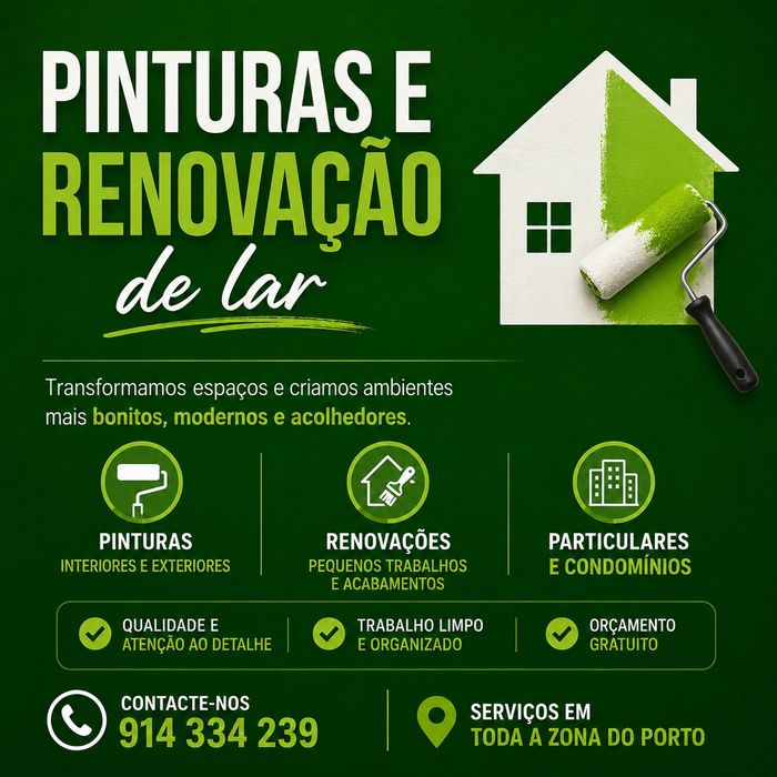 Serviços - Pinturas / Lavagens / Limpezas terrenos