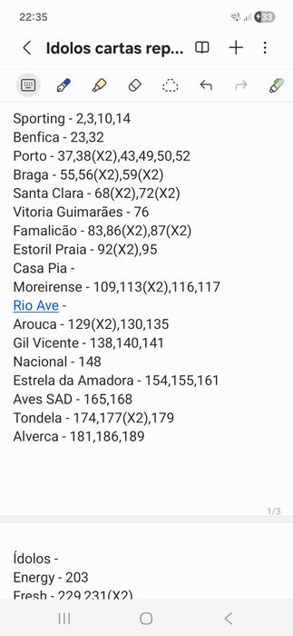 Troca Idolos Cartas Panini