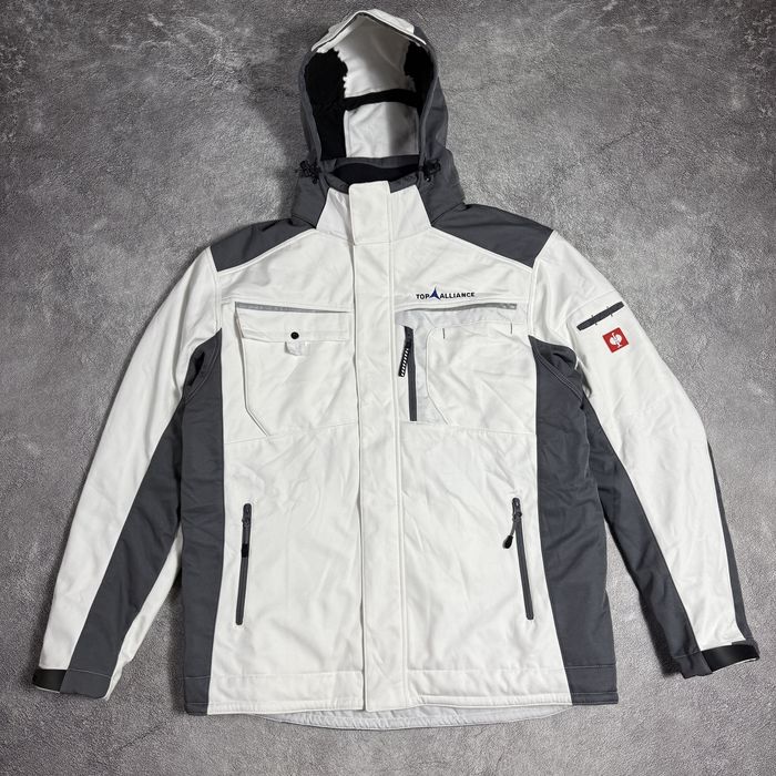 Зимняя робочая тёплая куртка Engelbert Strauss motion 2020 страус (Л )