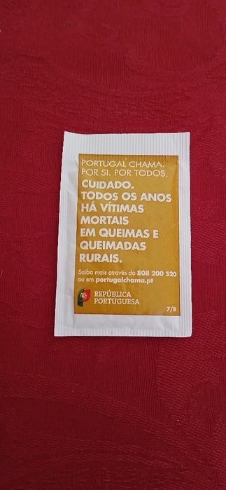 Pacote de açúcar Delta Portugal chama