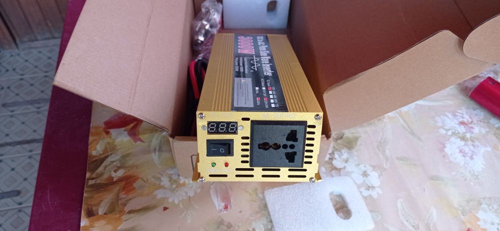 Инвертор (преобразователь напряжения) чистый синус 12/220В 3000Вт