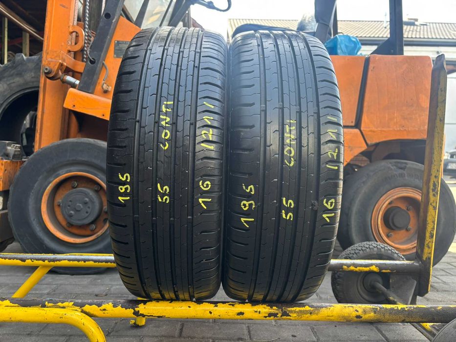2X OPONY LETNIE 195/55R16 87H Continental ContiEcoContact 5 8MM 2021R