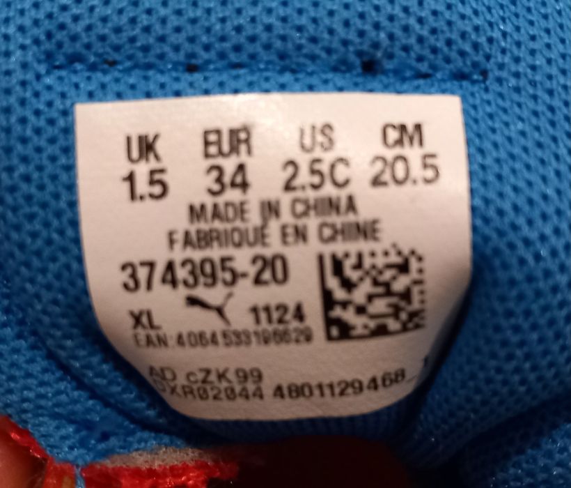 Sapatilhas 34 Puma X-RAY LITE