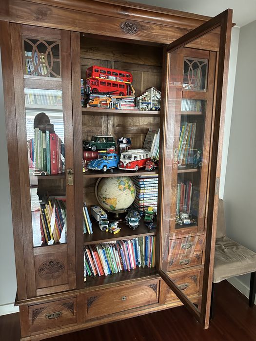 Movel estante vitrine antigo