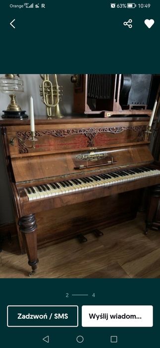 Stare pianino z 1860 r.