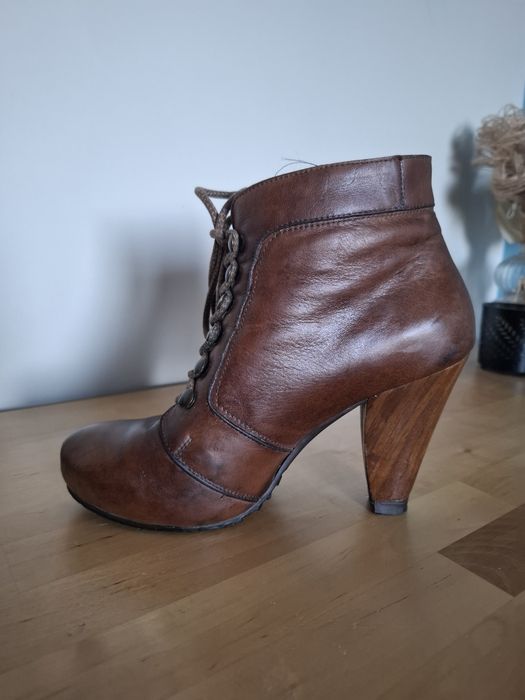 Skórzane buty Ryłko roz 37.