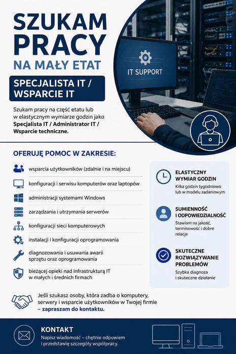 Wsparcie IT dla Twojej firmy