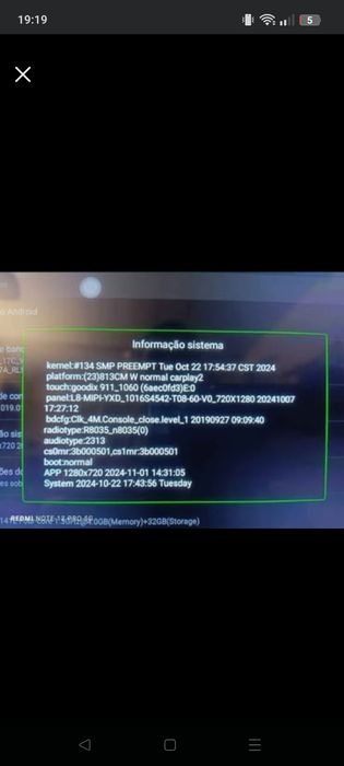 Radio android 10.1 polegada