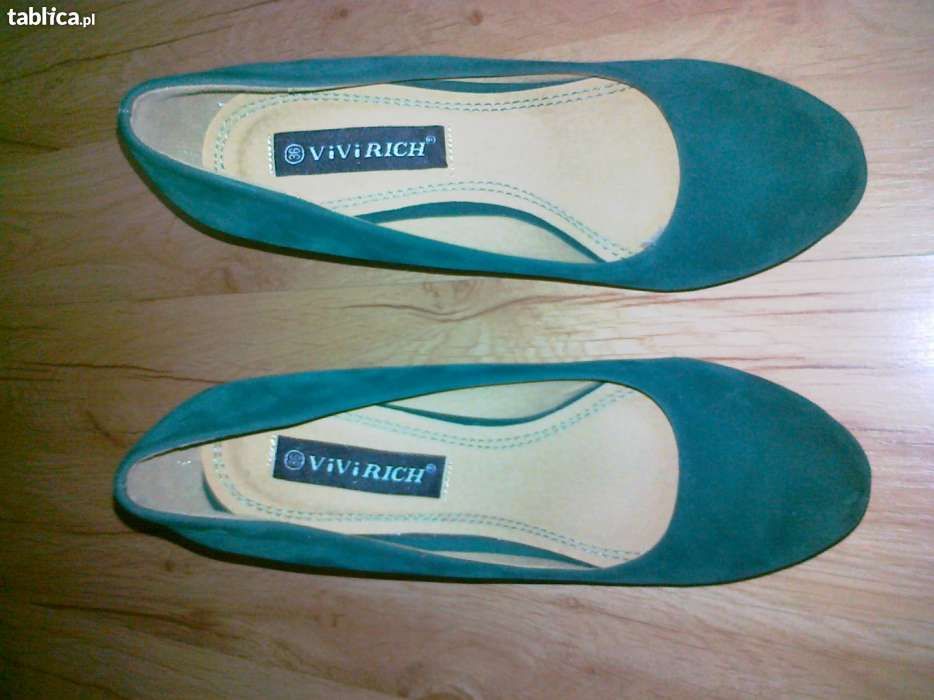 buty czółenka na koturnie