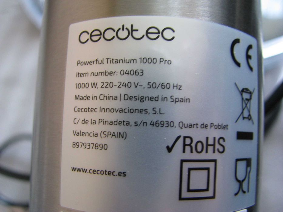 Blender ręczny robot Cecotec 1000 W