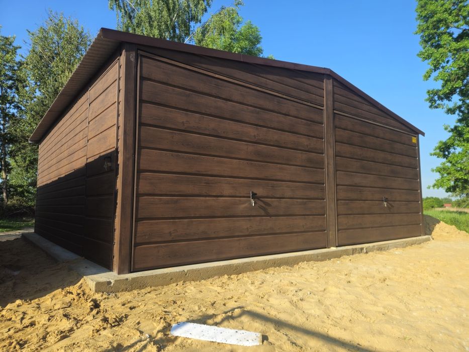 6x5.8 LUB Garaze Blaszane Garaz Blaszany Blaszak Blaszaki Garaże Garaż